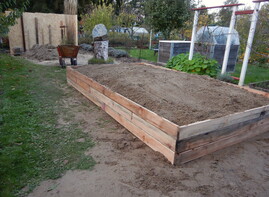 Sandarium, angelegt als "Hochbeet" 